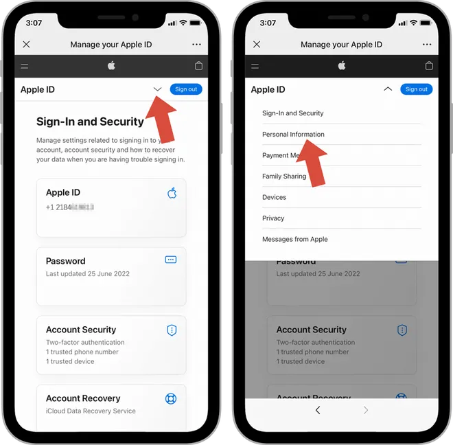 Enter Personal Information